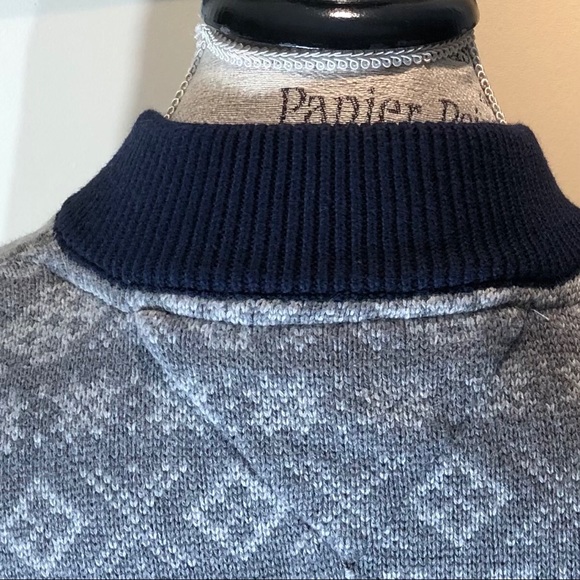 Tommy Hilfiger White & Gray Knit Zip Cardigan XL - Picture 6 of 13